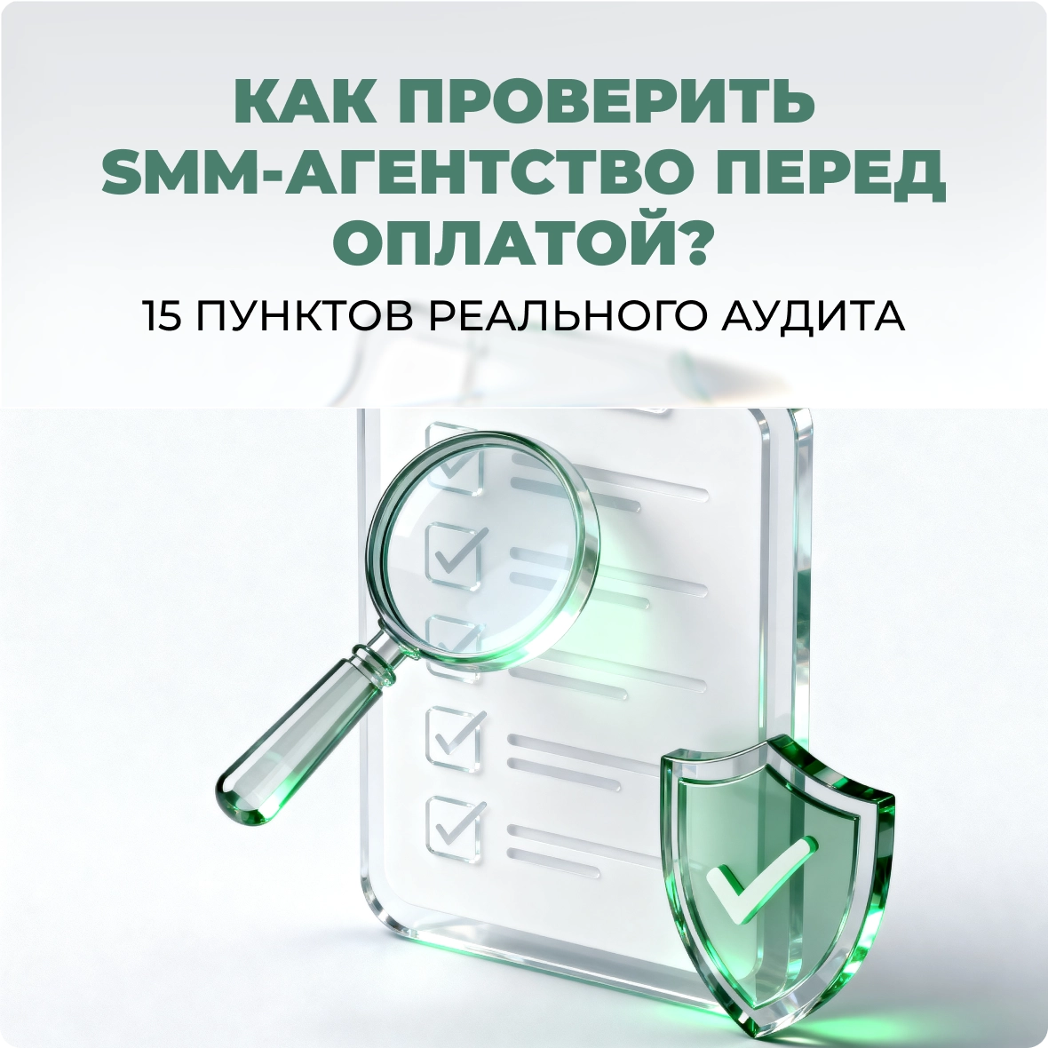 Как проверить SMM-агентство перед оплатой: 15 пунктов реального аудита