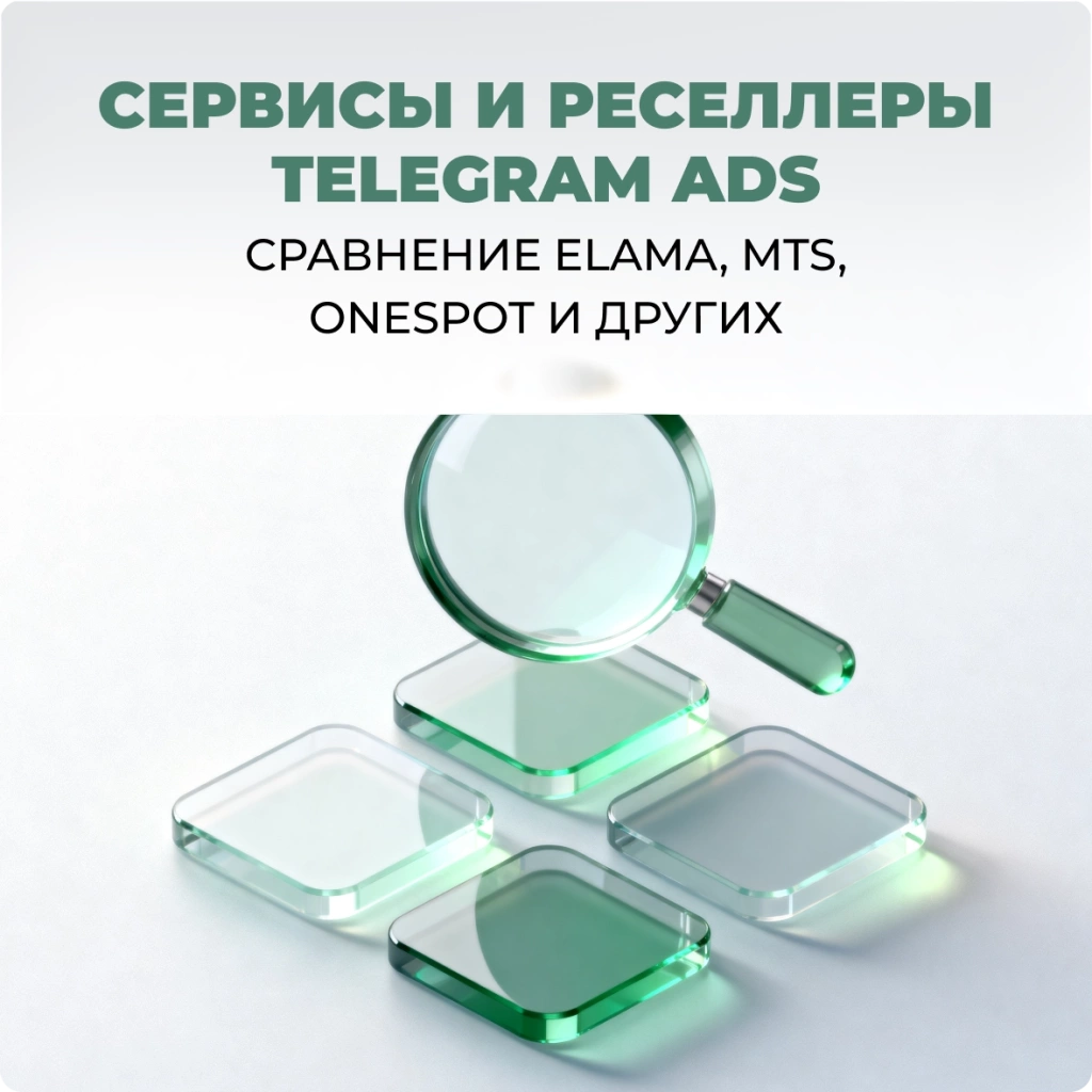 Сервисы и реселлеры Telegram Ads: сравнение eLama, MTS, OneSpot и других