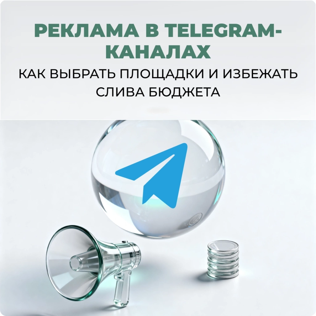 Реклама в Telegram-каналах: как выбрать площадки и избежать слива бюджета