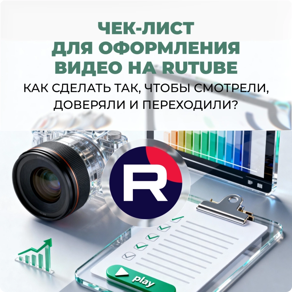 Чек-лист для оформления видео на Rutube: как сделать так, чтобы смотрели, доверяли и переходили