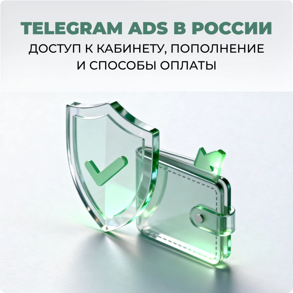 Telegram Ads в России: доступ к кабинету, пополнение и способы оплаты