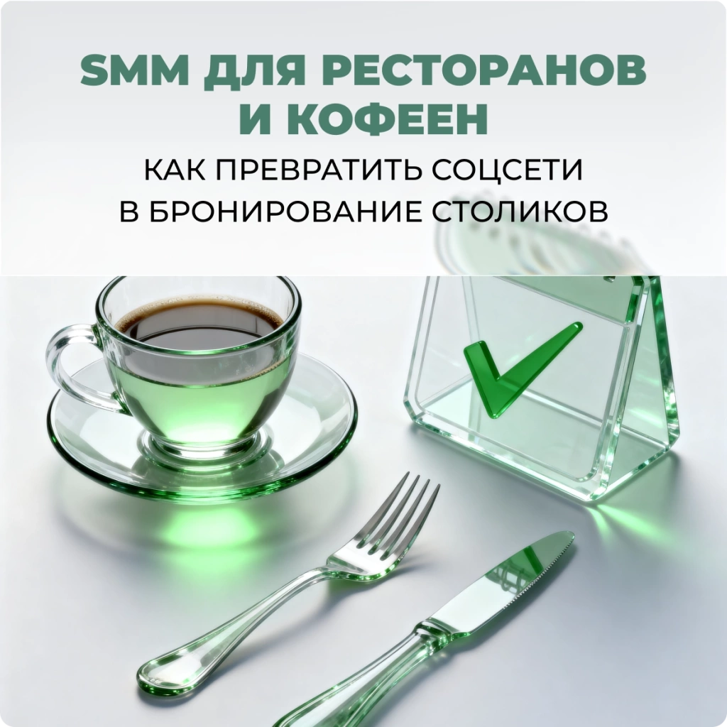 SMM для ресторанов и кофеен: как превратить соцсети в бронирование столиков
