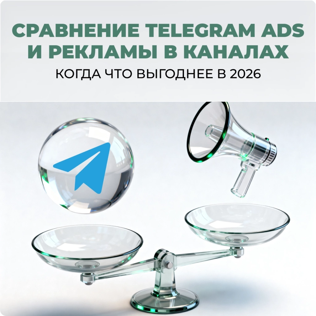 Сравнение Telegram Ads и рекламы в каналах: когда что выгоднее в 2026