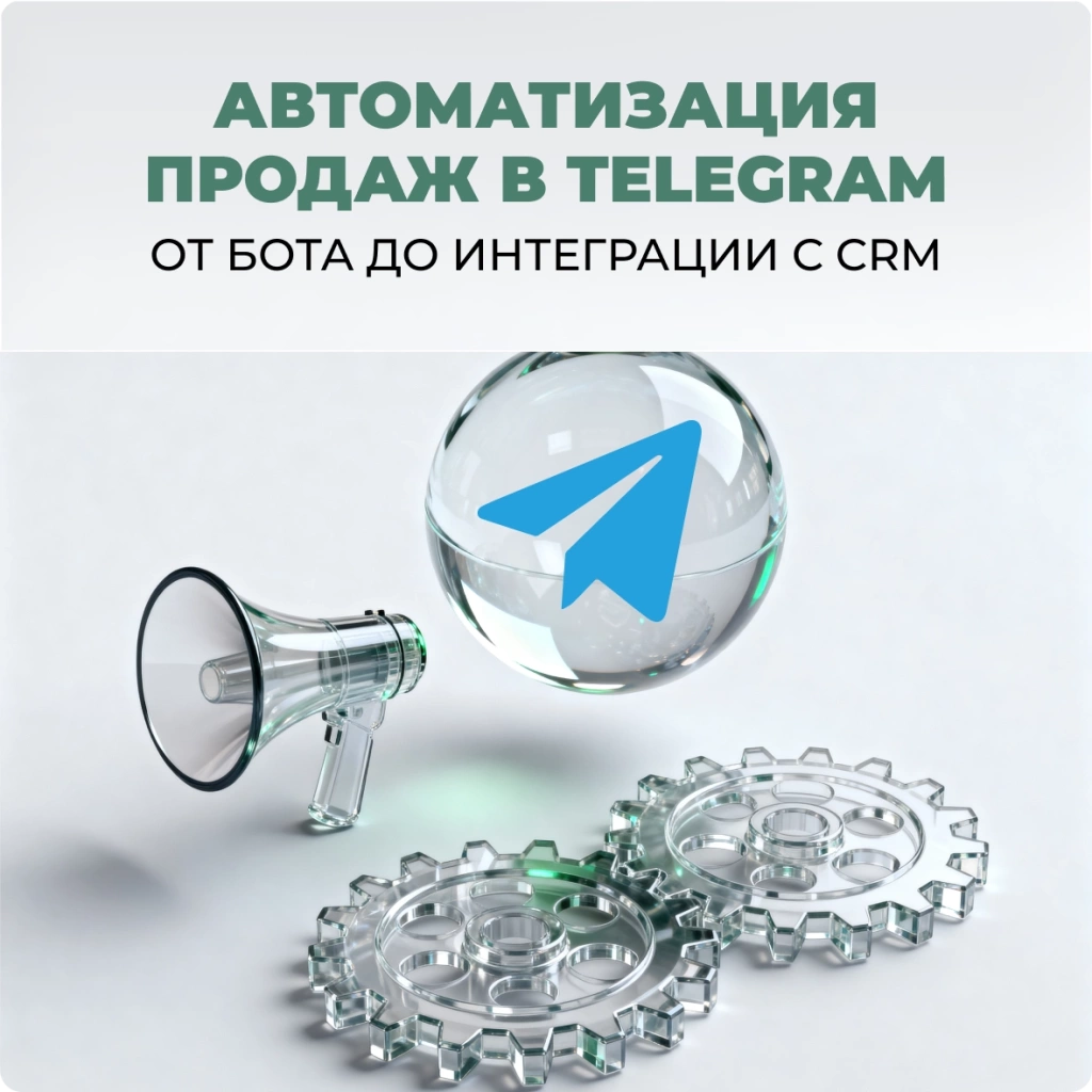 Автоматизация продаж в Telegram: от бота до интеграции с CRM