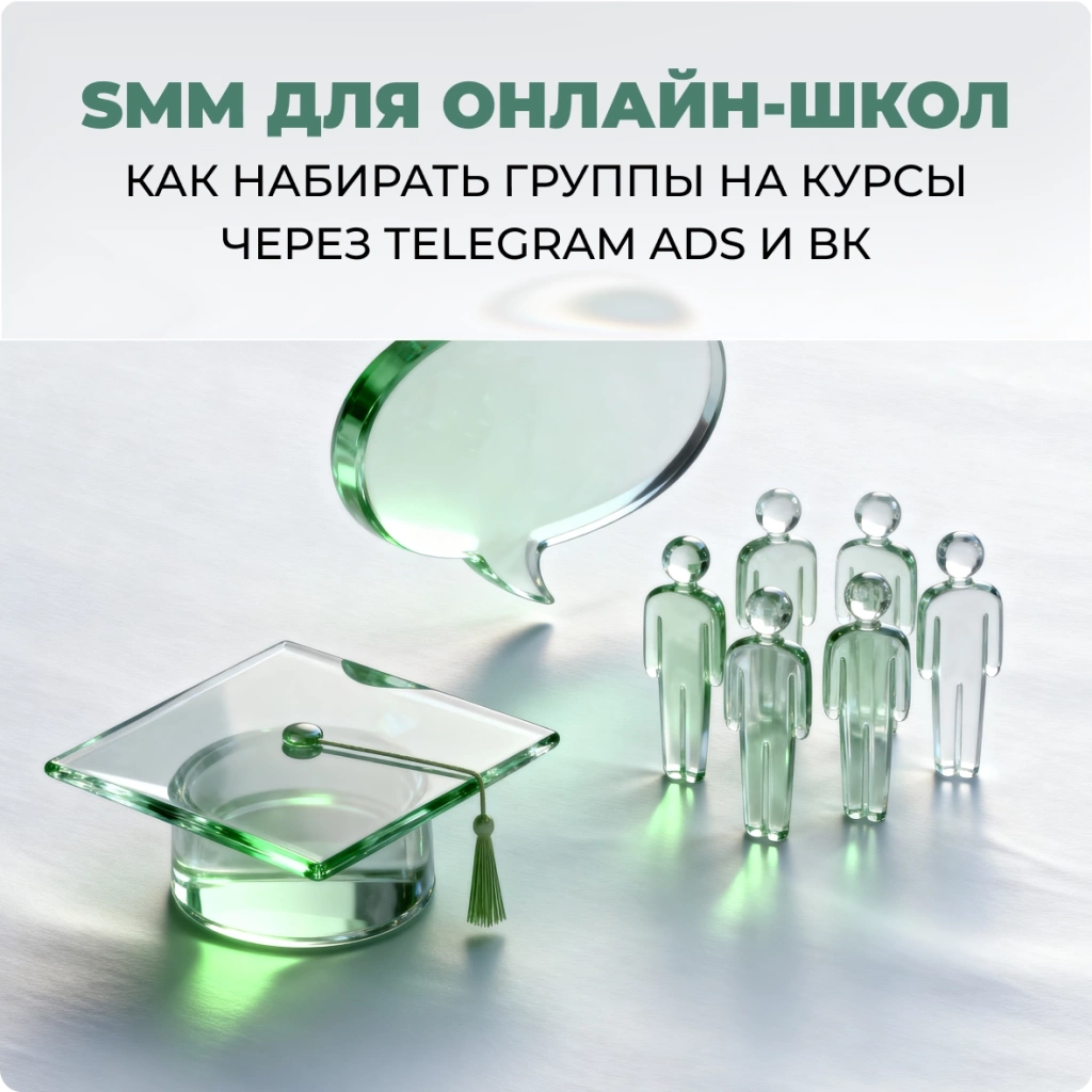 SMM для онлайн-школ: как набирать группы на курсы через Telegram Ads и ВК