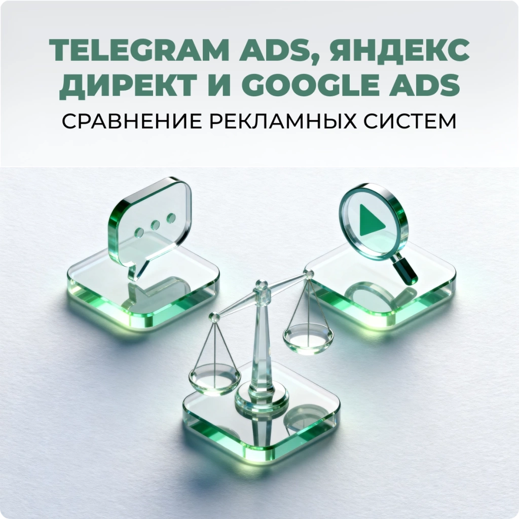Telegram Ads, Яндекс Директ и Google Ads: сравнение рекламных систем